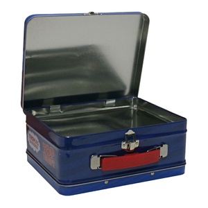Caixa retangular de metal para almoço, recipientes de alimentos, lata de lata de presente para crianças - Product Image 5