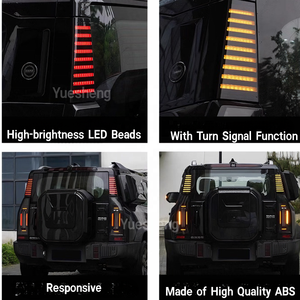 อุปกรณ์ตกแต่งรถยนต์ Jetour Traveler T2 ปี 2025 2026 ไฟ <span class=keywords><strong>D</strong></span>-Pillar แบบดัดแปลง ไฟท้าย LED ไฟเลี้ยวหลัง ไฟ <span class=keywords><strong>D</strong></span> Pillar - Product Image 2