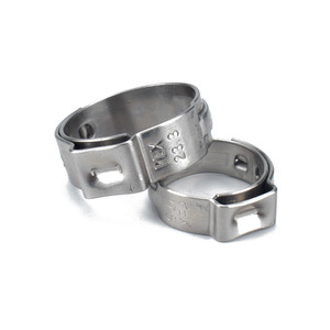 Abrazadera de Acero Inoxidable para Manguera PEX de Una Oreja, 17.9 y 23.3 mm, para Sellado de Tuberías - Product Image 3