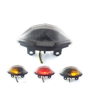 Luz Trasera de Motocicleta Modificada con Intermitentes LED Integrados para <span class=keywords><strong>Kawasaki</strong></span> <span class=keywords><strong>Ninja</strong></span> ZX6R 09-12 <span class=keywords><strong>ZX10R</strong></span> 08-10 Z1000 Z750S <span class=keywords><strong>2007</strong></span> 2008 - Product Image 2
