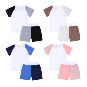 Ensembles de vêtements d'été pour garçons 2 pièces Chemise à manches courtes + Shorts Vêtements pour enfants Ensemble de pyjamas - Product Image 2
