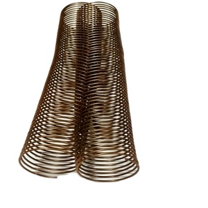 Ganghua bronzo 50mm metallo singole spirali si arrotola con Gild bobina legante filo legante anello legante <span class=keywords><strong>per</strong></span> il Menu di <span class=keywords><strong>rilegatura</strong></span> - Product Image 1