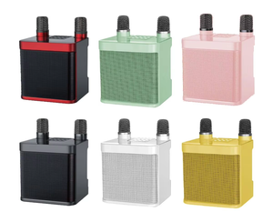 KD-203 Mini haut-parleur karaoké micro YS-203 haut-parleur Bluetooth avec microphone double micro ensemble karaoké haut-parleur maison YS203 - Product Image 6