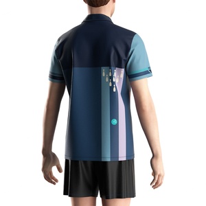 Camiseta Deportiva de Manga Corta Sublimada de Alta Calidad, Diseño de Uniforme de Oficina, Camiseta Polo de Diseñador, Camisa Vintage de Boliche - Product Image 6