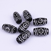 Perles de cheveux africaines en gros 11*20mm pour la décoration de tresses synthétiques, accessoires DIY