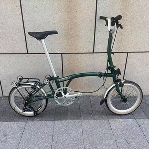 Bicicleta Plegable Unisex Ultraligera Portátil de Acero al Cromo-Molibdeno Retro con Capacidad de Carga de 120 kg - Product Image 6
