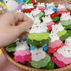 Juguetes de ganchillo navideños, muñecos amigurumi de peluche suave hechos a mano, regalo para baby shower, venta al por mayor, fábrica de Vietnam - Product Image 6