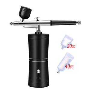 Bộ máy nén khí mini kèm súng phun khí Aerographe để trang trí bánh, máy phun sơn piston ABS cho các dự án nghệ thuật DIY - Product Image 2