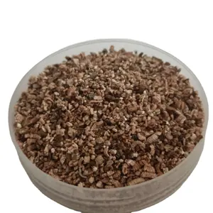Revestimiento ignífugo, vermiculita, gránulo de vermiculita expandido dorado, sustrato para vivero, proveedor de Vermiculita
