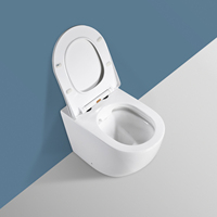 Chaozhou Offre Spéciale élégant filigrane sanitaire salle de bain wc blanc sans monture lavage au sol en céramique cuvette de toilette pour la maison