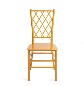 Silla de banquete de diseño antiguo dorado de lujo moderno apilable al por mayor para hoteles bodas eventos restaurantes fiestas villas - Product Image 1