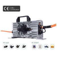 Chargeur de batterie au lithium étanche 1500W 48v 60v 72v 80v 96v, chargeur embarqué pour véhicule électrique
