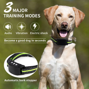 Dispositivo antiladridos eléctrico de alta calidad, Collar de entrenamiento para perros, herramienta de choque de tono ultrasónico ajustable sin ladridos - Product Image 2