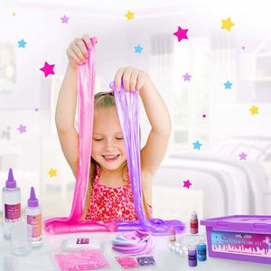 Perfect Kraft Girls Unicorn Slime Kit Kids Can Make Sparkle <b>Clay</b> Foam & Jelly Cube Playdough for Creative Fun - Product Image 2