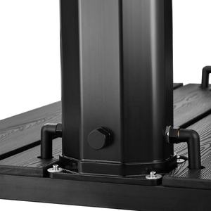 CYEN multi-fonction construction stable haute <span class=keywords><strong>pression</strong></span> rapidement assemblé 40L grande capacité d'eau noir porte de <span class=keywords><strong>douche</strong></span> <span class=keywords><strong>solaire</strong></span> extérieure - Product Image 6