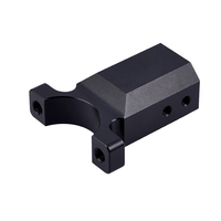Kustom profesional mesin cnc bagian logam hitam anodized aluminium cnc mesin turning milling bagian untuk motor balap