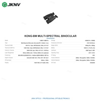 JKNV K-BM Jumelles Multispectrales Thermiques Non Refroidies 640x512 Fusion Visible Faible Luminosité Télémètre Laser 4km OLED WiFi IP67