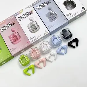 Headphone kustom TWS kontrol sentuh cerdas desain baru peredam bising earphone saku tahan lama earbud Hadiah untuk anak perempuan