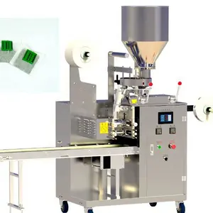 Automatic Envelope Tea Bag Packaging Machine / tea powder Packing Machine With String and tag