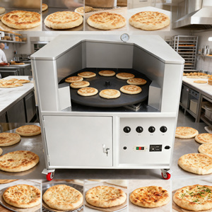 Lavash turc Yufka pain libanais Pizza pain pita chapati plat faisant la machine four rotatif - Product Image 1