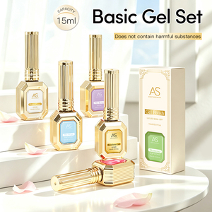 Esmalte de Uñas en Gel de Lujo en Botella Dorada de 15 ml, Base Libre de TPO, Logotipo Personalizado, <span class=keywords><strong>Ultra</strong></span> Brillante, Diamante Templado, Capa Superior de Larga Duración - Product Image 1
