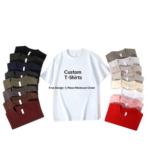 T-shirt ample vintage 230g, design vierge, couleur unie, respirant, manches courtes pour homme et femme - Product Image 5
