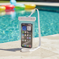 Sac étanche Yuanfeng pour téléphone portable avec cordon de suspension et couleurs assorties – Idéal pour la natation