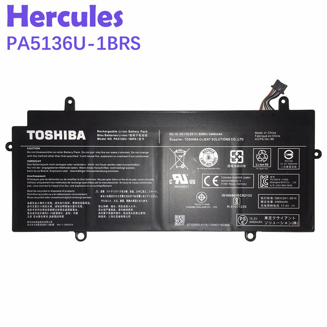 PA5136U-1BRS PA5136  Original Laptop Battery 14.8V 3380mAh 52Wh 4cell for Toshiba Satellite Z30 Portege Z30 Notebook Battery