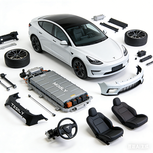Accesorios Originales YUCHI para Tesla 1493736, Kit de Carrocería, Revestimiento de Parachoques Delantero para Tesla Model Y - Product Image 4