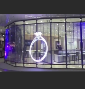 Thương hiệu truy cập cửa hàng trong suốt <span class=keywords><strong>LED</strong></span> hiển thị linh hoạt <span class=keywords><strong>LED</strong></span> bảng điều chỉnh tích hợp <span class=keywords><strong>Led</strong></span> điều khiển P 3.91 Holographic màn hình - Product Image 3