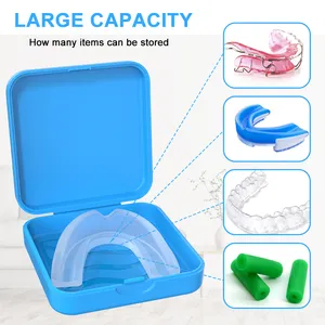 Retainer Dental Mundschutz koffer Solid Ortho dontic Retainer Case mit Magnet