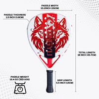 Raquettes de padel professionnelles personnalisées de haute qualité 3K/12K/18K, raquettes de tennis de padel, raquettes de padel personnalisées, vente en gros de raquettes de padel