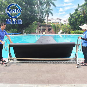 Enrouleur de couverture de piscine Landy en acier inoxydable résistant à la corrosion, durable, pour piscines hors sol - Product Image 2