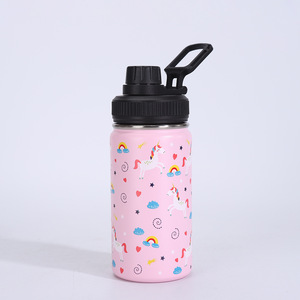 Nouvelle gourde isotherme en acier inoxydable pour enfants, à thème dessin animé, avec paille, mignonne, portable, élégante, pour usage extérieur, facile à transporter - Product Image 6