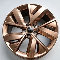 1 pièce Jante en alliage forgé 15 à 26 pouces Gris anthracite finition usinée 5 trous pour voiture Y000