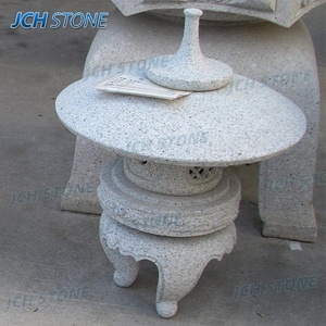 G682 G603 Granit-Stein Garten-Terrassen-Dekorative Japanische Rokkaku <span class=keywords><strong>Yukimi</strong></span> Laternen zum Verkauf - Product Image 2