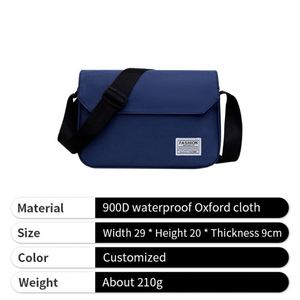 Bolso Bandolera Personalizado para Hombre, con Correa Ajustable, Unisex, Tipo Mensajero, con Logotipo - Product Image 4