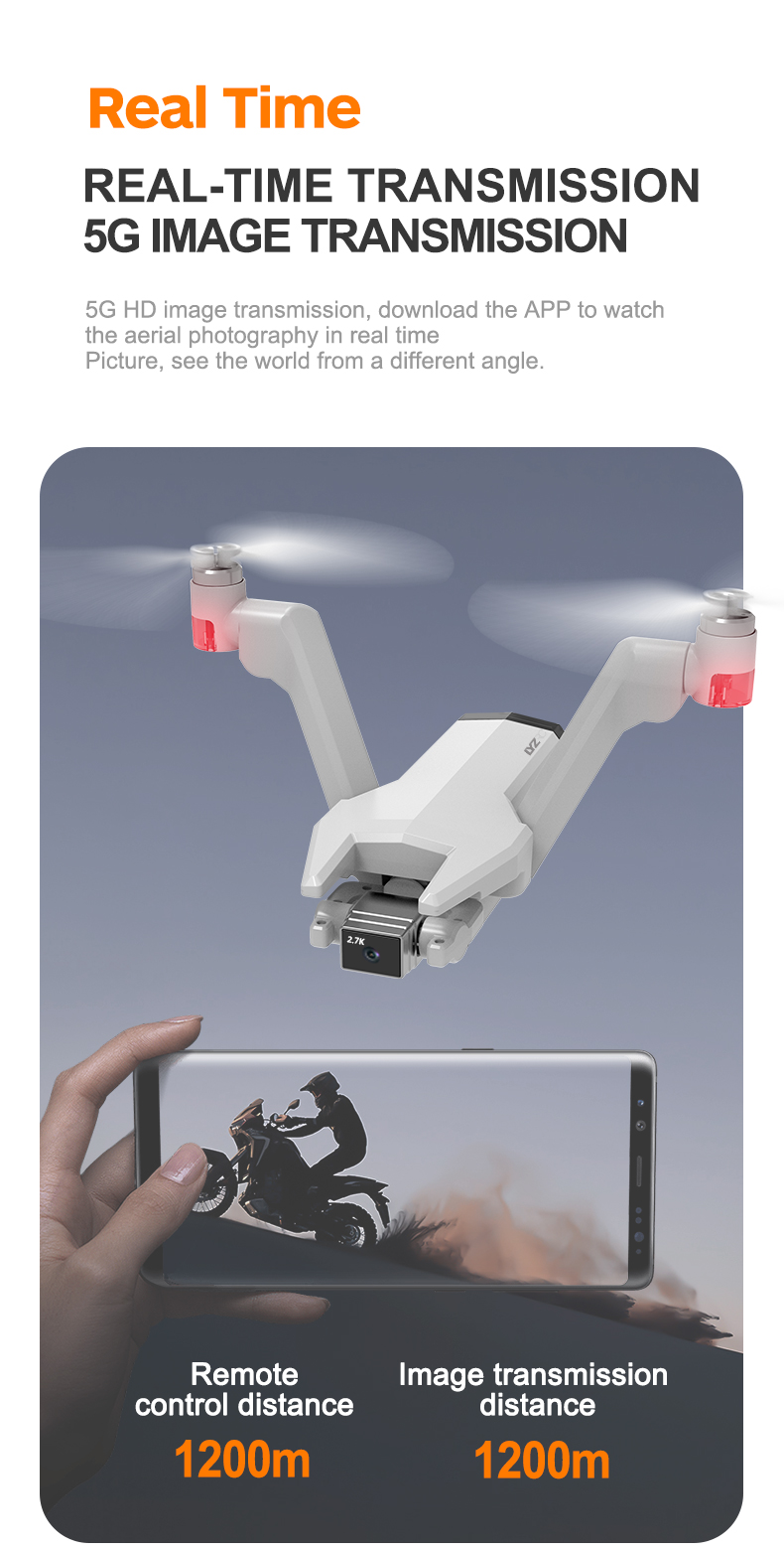 L100 Drone, download the APP to watch the aerial photography in real time Picture, see the world from 