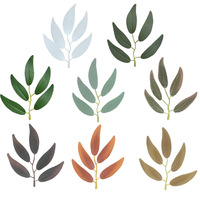 Kunstmatige wilgenbladeren in bulk, nepbladeren voor bruiloftdecoratie, doe-het-zelf bloemstukken, decoratieve nepblad accessoires