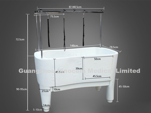 Vasca da Bagno Professionale in Plastica per Toelettatura Cani di Guangzhou Strumento Veterinario per Lavaggio Cani - Product Image 5