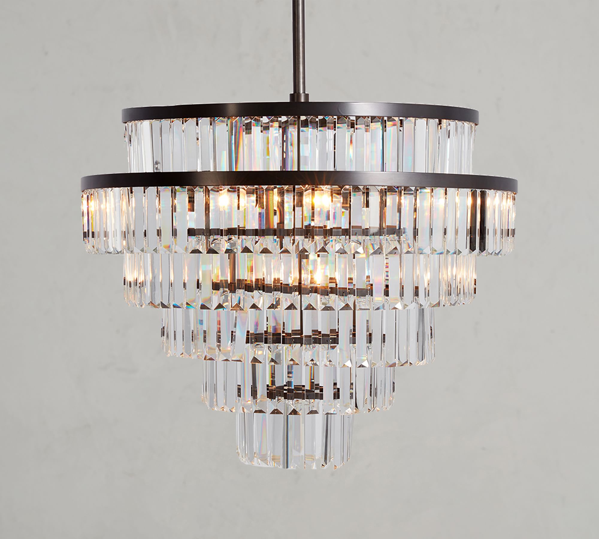 chandeliers pendant lights luxury light iron crystal round chandelier