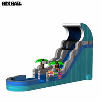 Vente chaude de toboggan aquatique gonflable en PVC pour parc sportif, centre commercial et utilisation en extérieur pour les jardins d'enfants