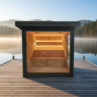 Le fabricant propose directement des fours à bois traditionnels pour sauna extérieur à deux personnes, à vapeur sèche et humide, tendance.