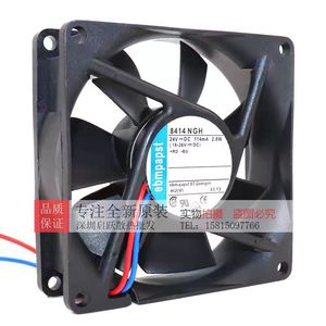 Ventilateur axial original 8025, 8 cm, 24 V, 2,8 W, 2800 tr/min, lame en plastique noir, montage mural - Product Image 3