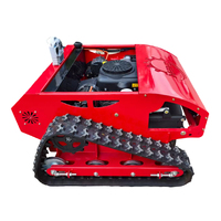 Mesin Pemotong Rumput Robot Pertanian Lebar Potong 800mm, Mini Pintar dengan Remote Control, Dijual