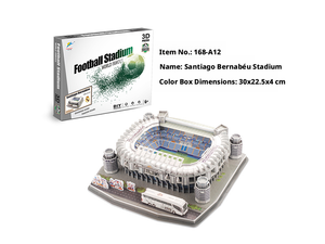Rompecabezas 3D del <span class=keywords><strong>Estadio</strong></span> Santiago Bernabéu, España, Modelo de <span class=keywords><strong>Estadio</strong></span> de Fútbol para Ensamblar, para Adultos, Recuerdo, Decoración del Hogar, Regalo - Product Image 2