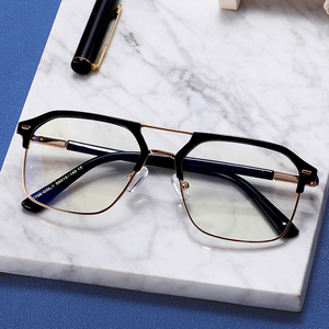 MS 97732 TR90+METAL <strong>Korean</strong> Style Rectangle Optical <strong>Glasses</strong> Assorted Solid Colors Red Green Silver Demo - Product Image 1