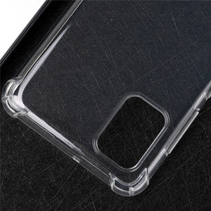 Custodia Morbida in Silicone TPU <span class=keywords><strong>Trasparente</strong></span> di Lusso con Cristalli per <span class=keywords><strong>Samsung</strong></span> Galaxy A21 SC-42A, Antiurto a Quattro Angoli - Product Image 3