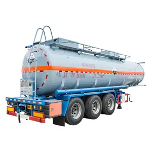 2024 Nieuwe Chemische Vloeibare Transport Oplegger Zuur Tanker Aanhangwagen Hcl Zuur Tanker Trailers