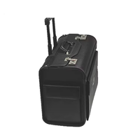 Valise à roulettes pilote unisexe pour hommes en vente en gros d'usine Bagages de voyage en pu avec roulette Spinner Boarding Case